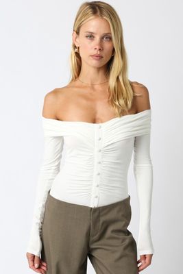 ALICE OFF SHOULDER BODYSUIT