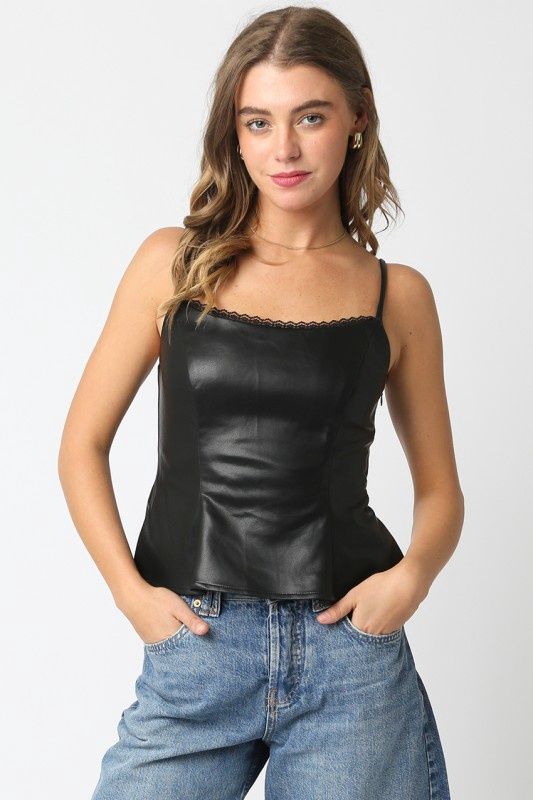 STACY PU TOP