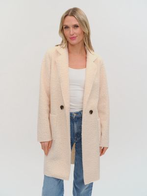 GIA FAUX SHEARLING LONG COAT