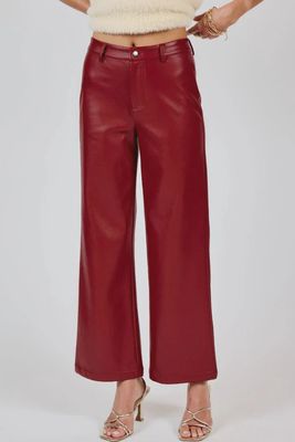 NIGHT VISION FAUX LEATHER PANTS