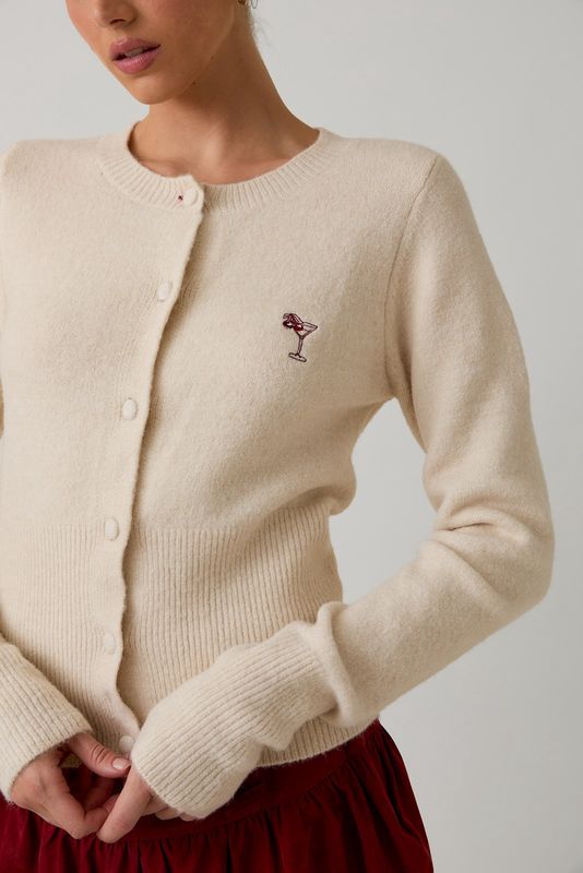 CHERRY MARTINI CARDIGAN