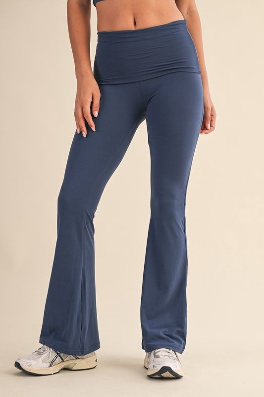 MILLY FOLDOVER  FLARE PANT
