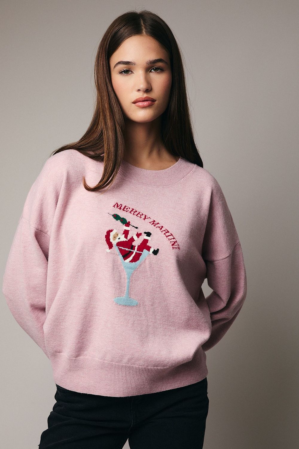 MERRY MARTINI SWEATER TOP