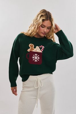 HOT COCOA CREW SWEATER