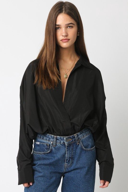 BROOKIE WRAP FRONT BODYSUIT