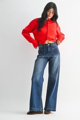 MICRO PATCH POCKET WIDE LEG