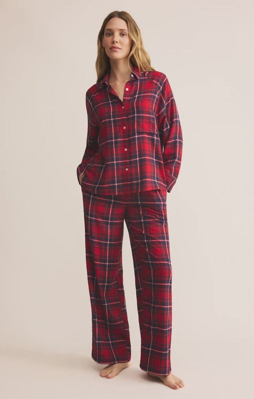 HANGOUT PLAID PJ PANTS