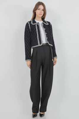 NAOMI TWEED BUTTON DOWN JACKET