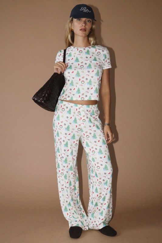 GINGERBREAD THERMAL PANT