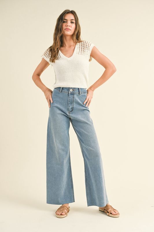 COOPER STRAIGHT WIDE LEG DENIM