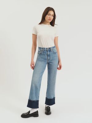 EASTSIDE HIRISE LOOSE FIT JEANS