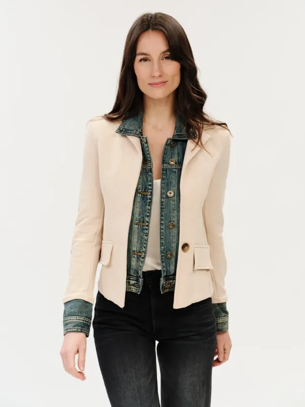 Clarissa denim blazer jacket