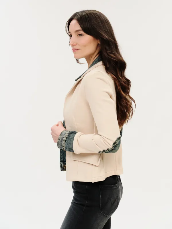 Clarissa denim blazer jacket