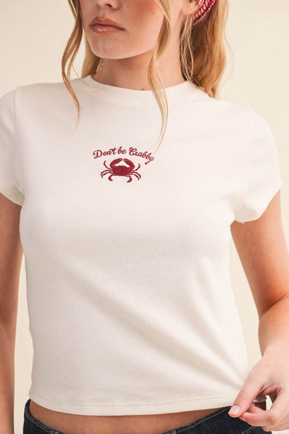 DON'T BE CRABBY BABY TEE