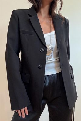 AURORA FITTED WAIST BLAZER JCKT