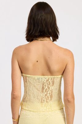 ST.KITTS LACE KEY HOLE TOP