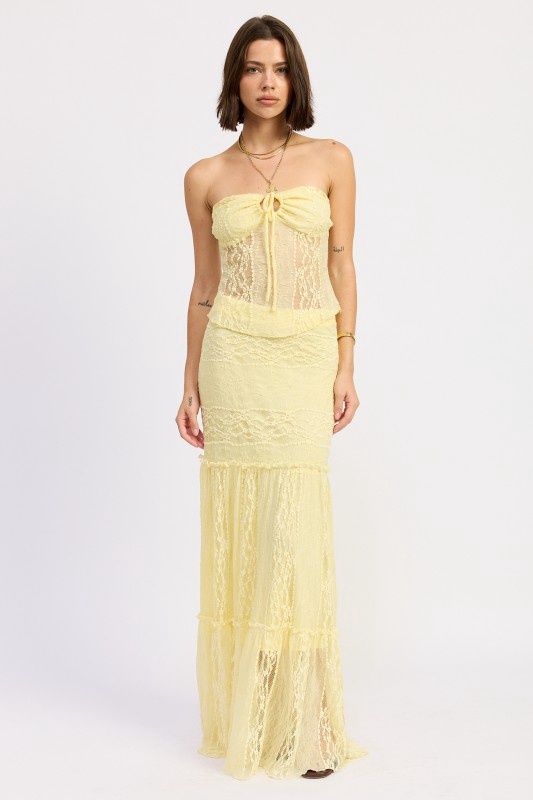 ST.KITTS LACE MAXI SKIRT