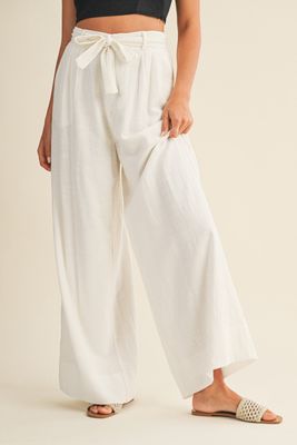 ELAN CROCHET BELT TROUSERS