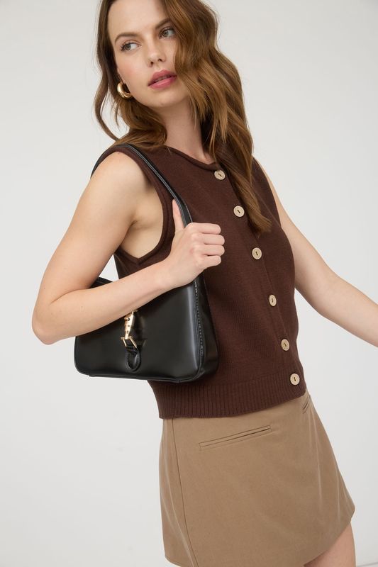 MOCHA GRACE VEST TOP