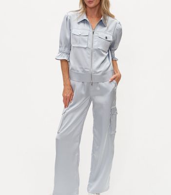 ELSA SATIN CARGO PANT