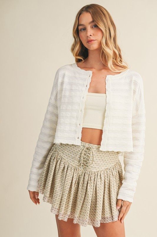 SERENA TEXTURED CARDIGAN