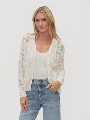 EBONY CROCHET CARDIGAN