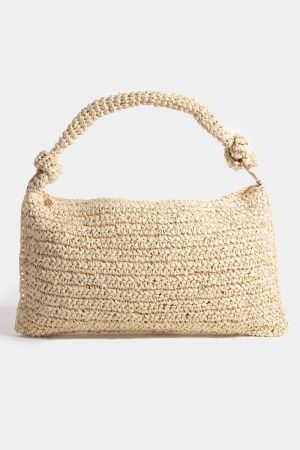 HALI BAY BRAID HANDLE STRAW BAG