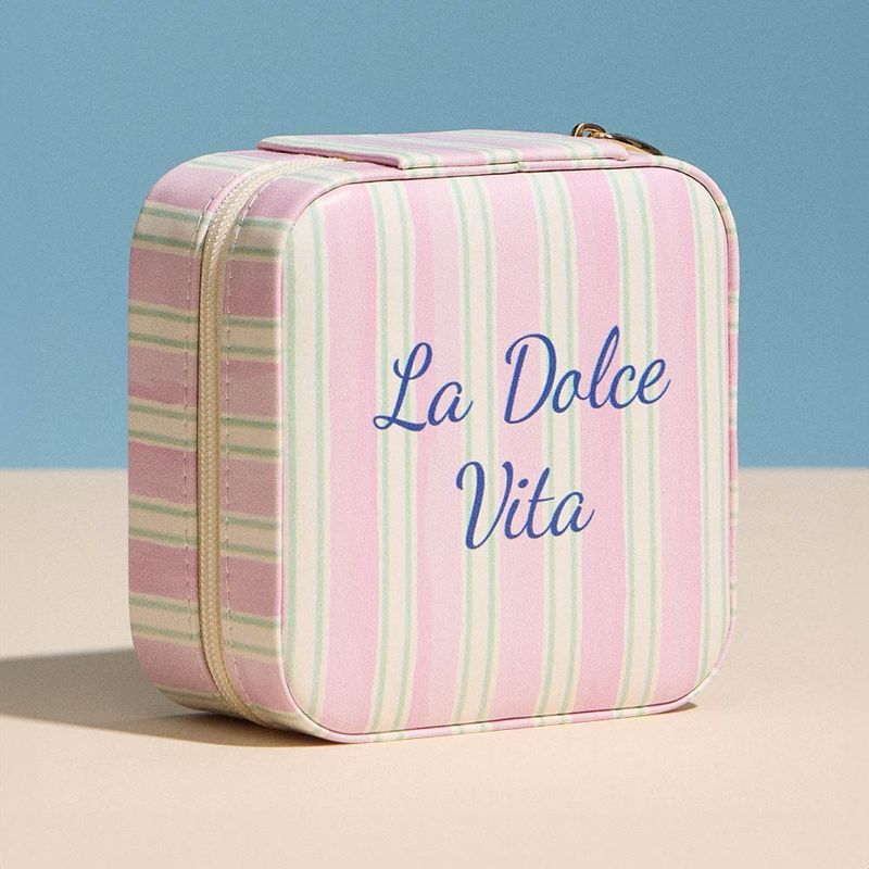 LA DOLCE VITA STRIPE JEWELRY BOX