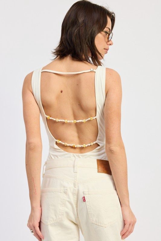 SUNSET BEADED BODYSUIT