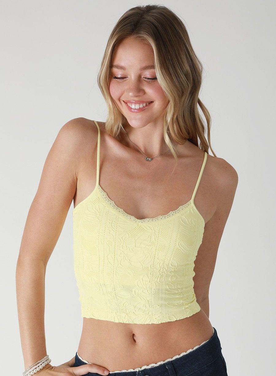 DOUBLE LACE TRIM CAMI