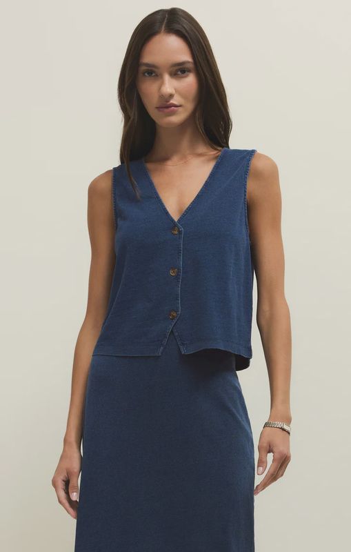 NOELLE DENIM VEST