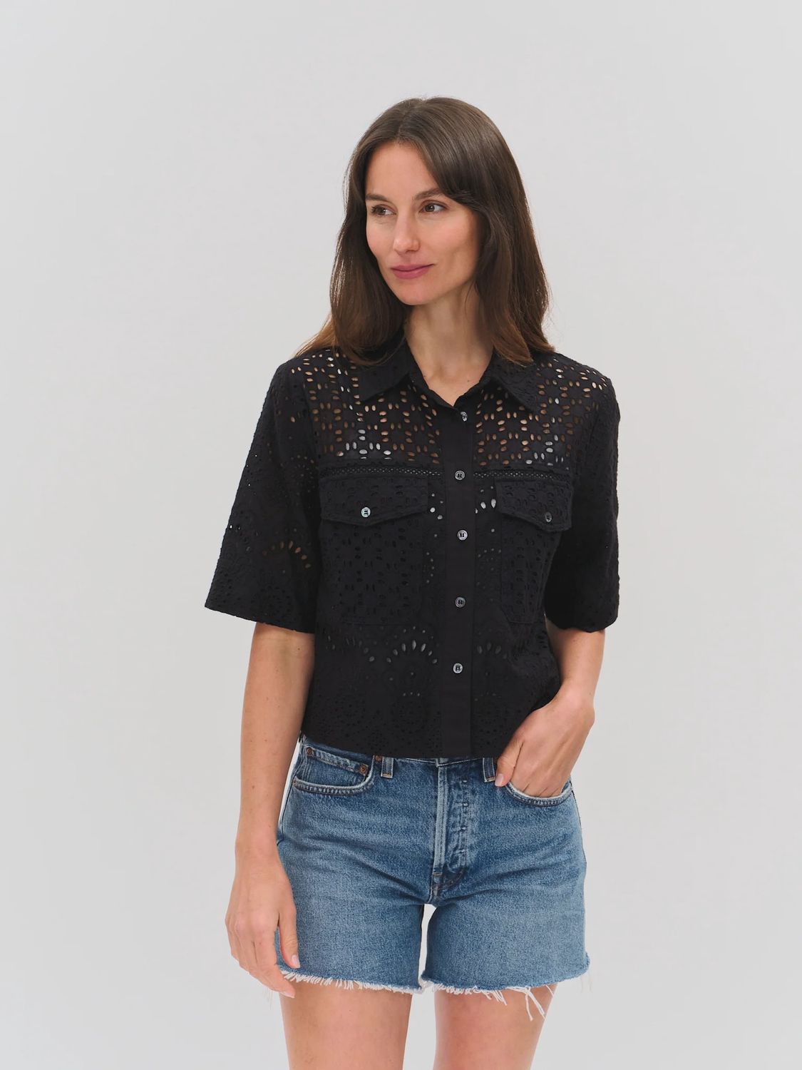 THE TOVE EYELET TOP