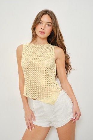 Eliana Crochet Top