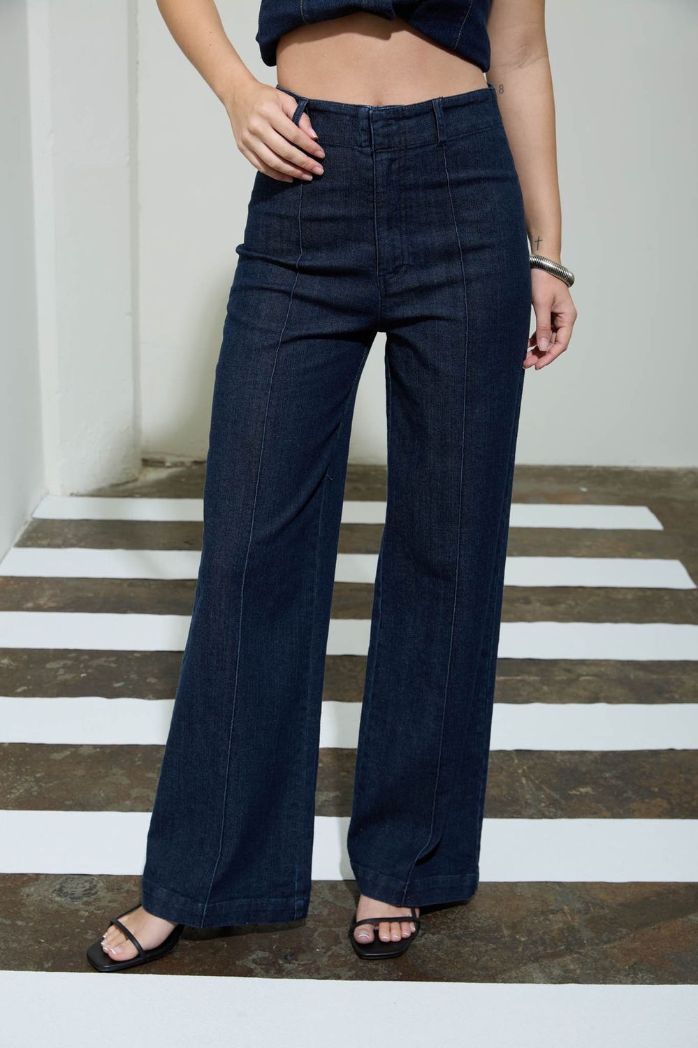 CLARA HIWAIST WIDE LEG DENIM PANT