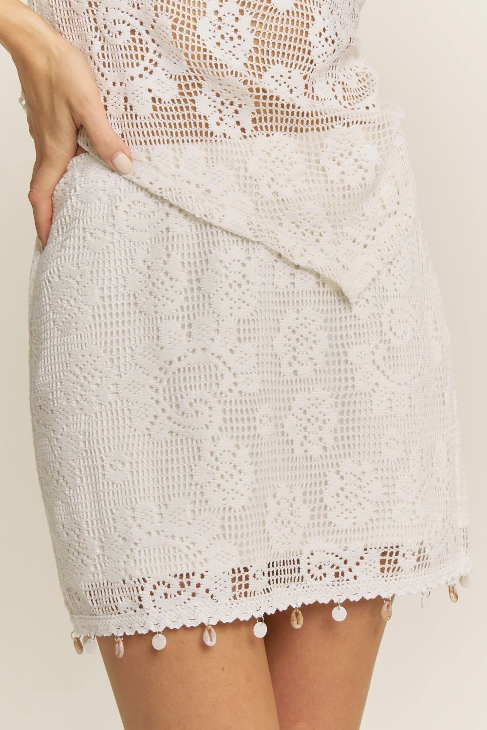 Seashell Society Crochet Skirt