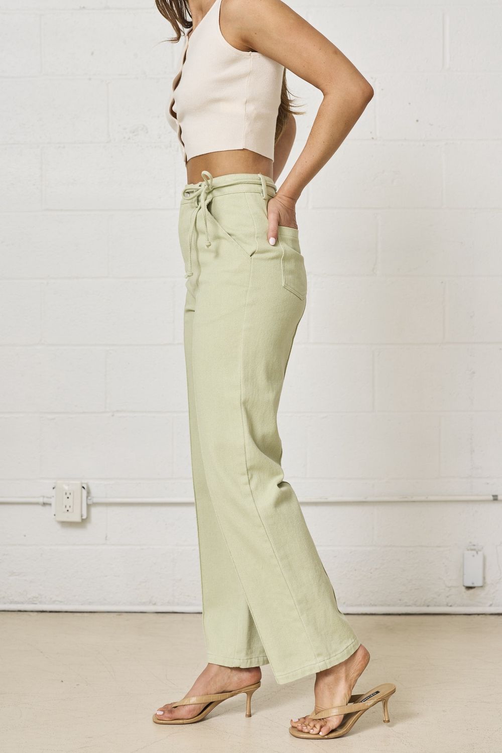 Lia tie waist pants