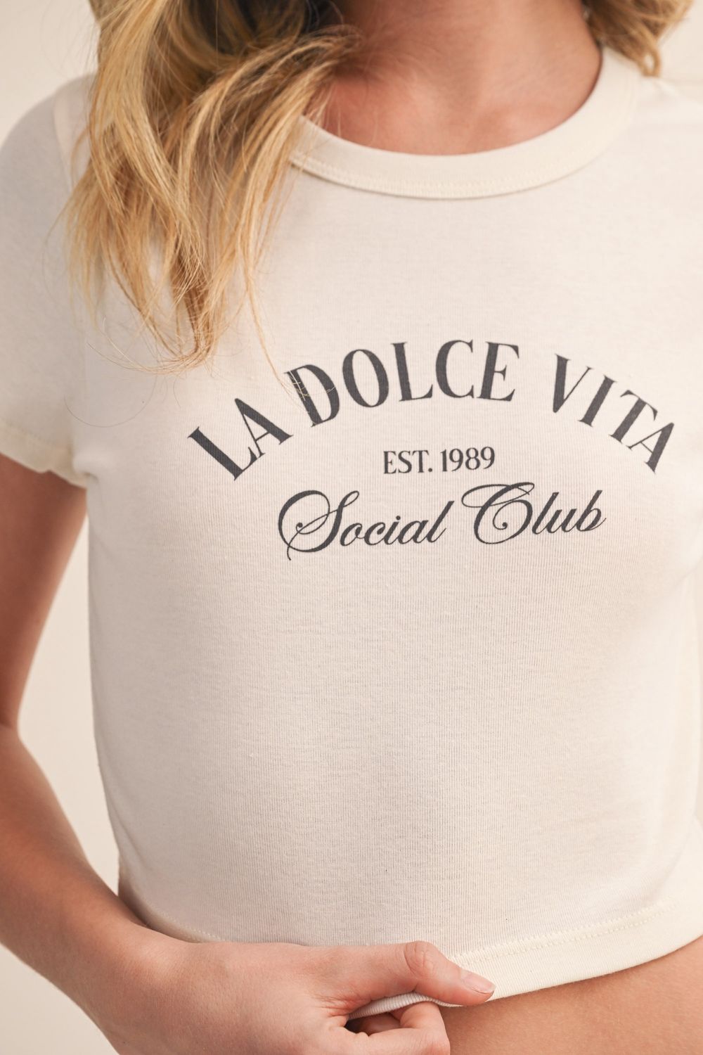La dolce vita tee sweatpant set