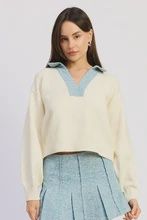 Aspen Mixed Media Sweater