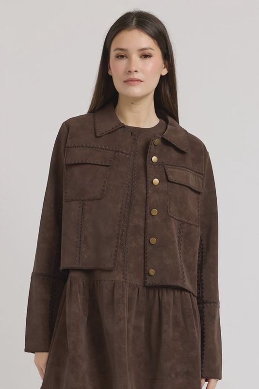 Willow Faux Suede Jacket