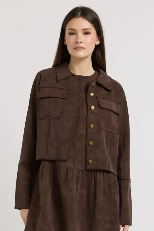 Willow Faux Suede Jacket