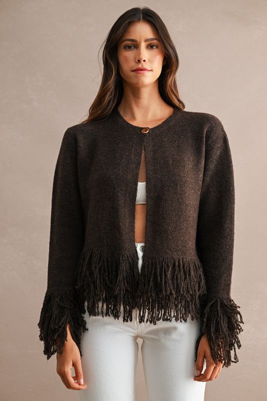 Colette Fringe Cardigan