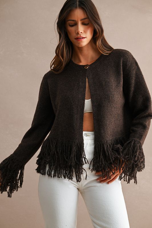 Colette Fringe Cardigan
