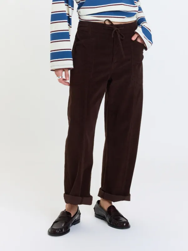 Villa barrel cord pant