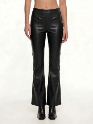 Inez Vegan Leather Fit &amp; Flare Pant