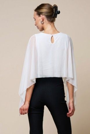 Cassian Sheer Cape Top