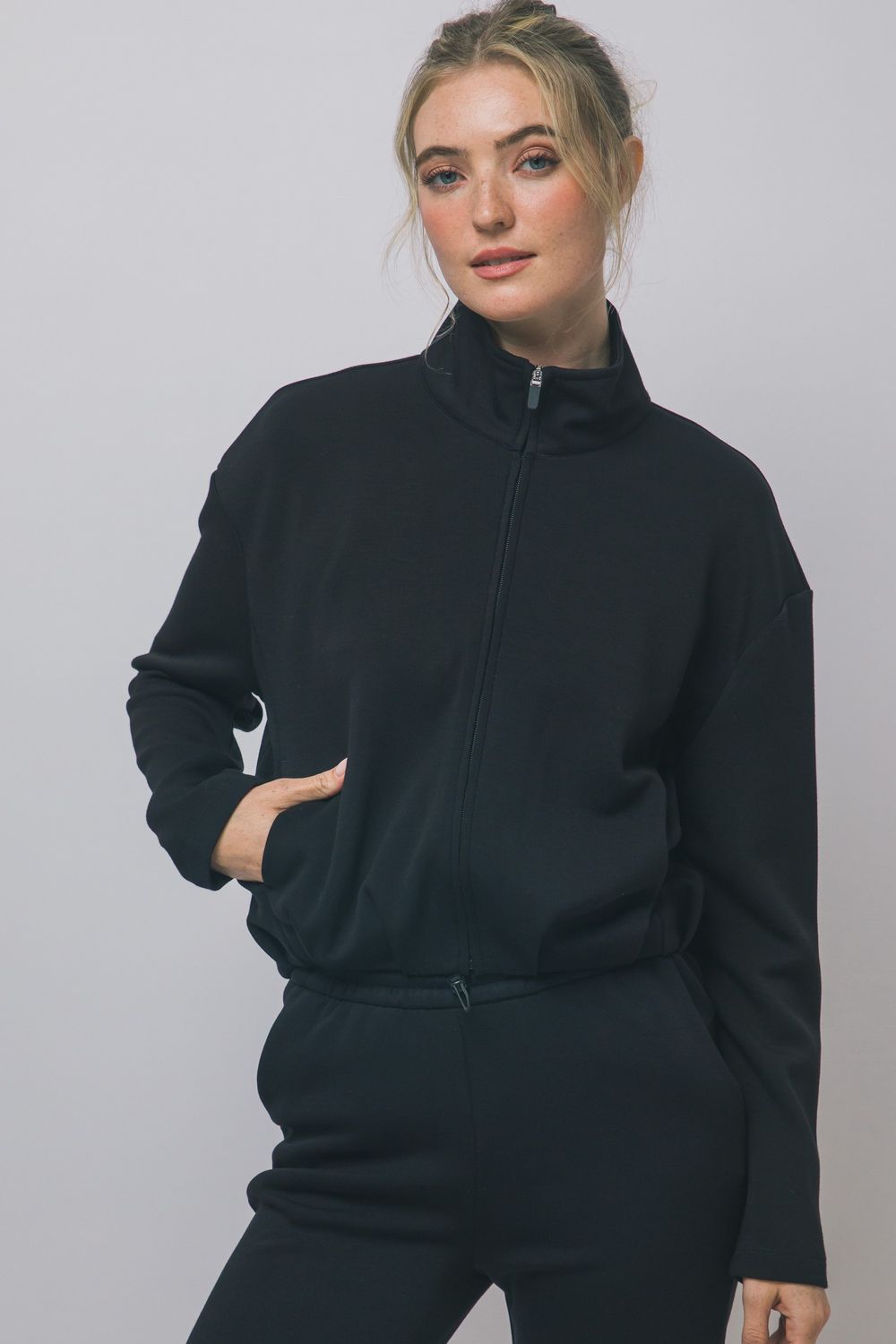 Bounce fleece bomber jacket