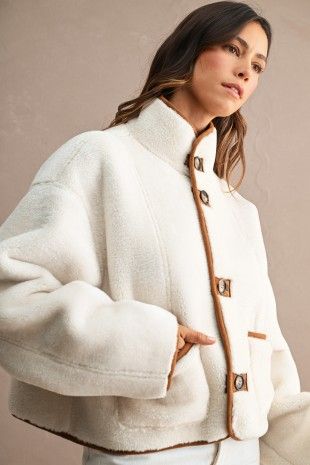 Cressida Reversible Sherpa Jacket