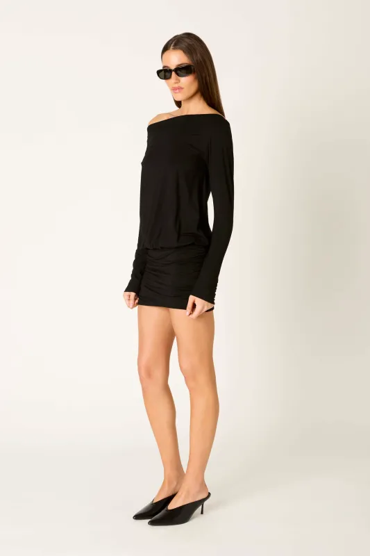 Burgos Off-the-Shoulder Mini Dress