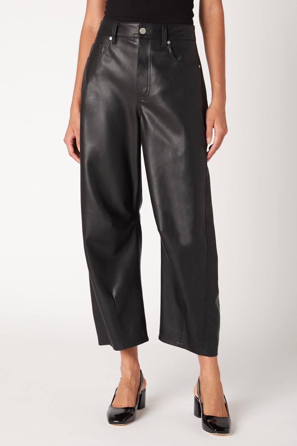 Evening Routine Barrel PU Pant