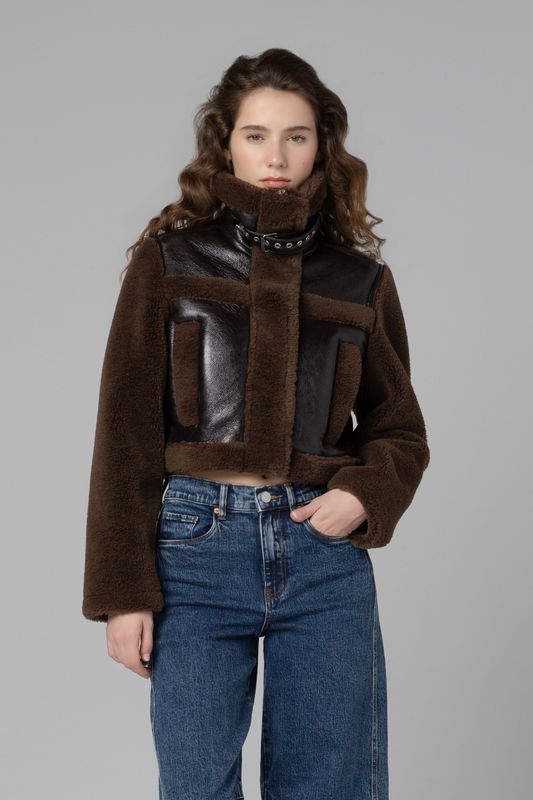 Laid Back Faux Leather Jacket